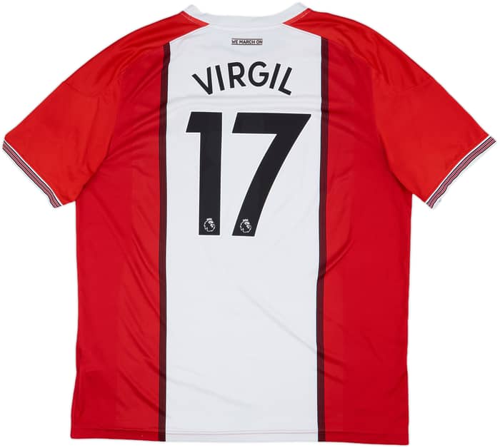 2017-18 Southampton Home Shirt Virgil #17 - 8/10 - (XXL)