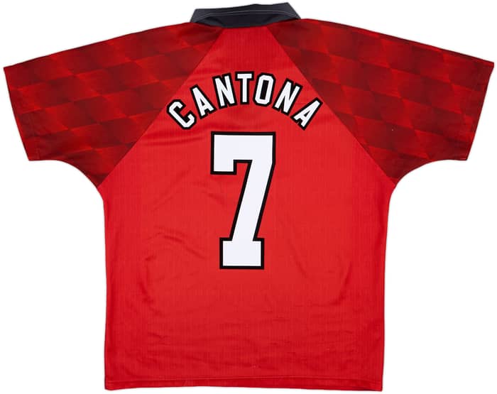 1996-98 Manchester United Home Shirt Cantona #7 - 5/10 - (M)