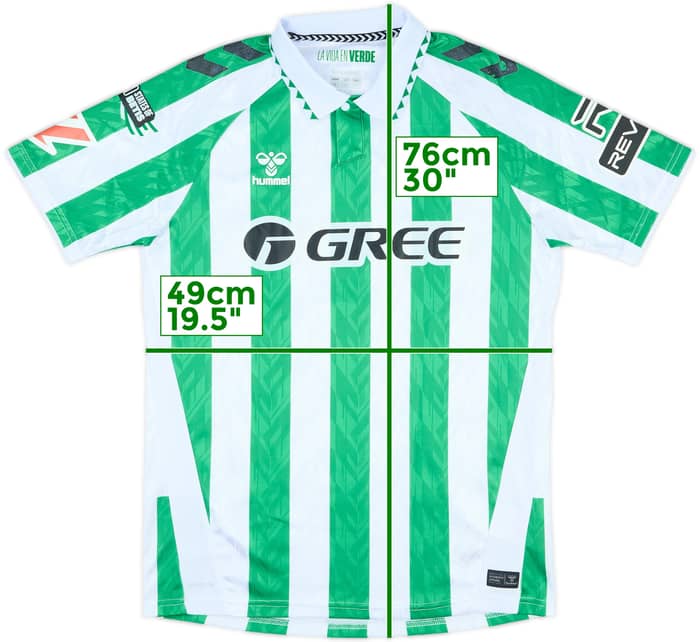 2024-25 Real Betis Match Issue Home Shirt #2 (Bellerin)