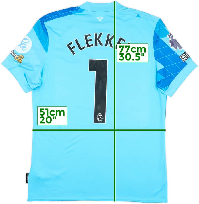 2024-25 Brentford Match Issue GK Shirt Flekken #1