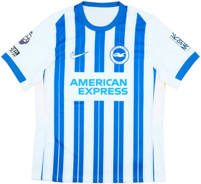 2024-25 Brighton Match Issue Home Shirt Baleba #20