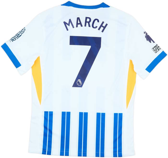 2024-25 Brighton Match Issue Home Shirt March #7
