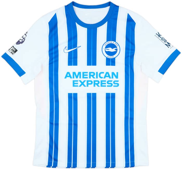 2024-25 Brighton Match Issue Home Shirt March #7