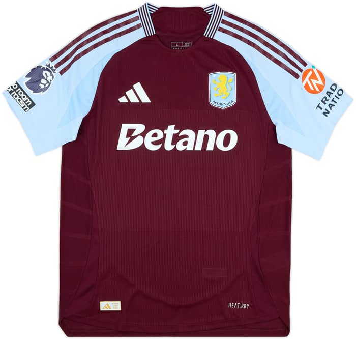 2024-25 Aston Villa Match Issue Home Shirt Rogers #27