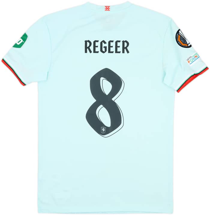 2024-25 FC Twente Match Worn Europa League Away Shirt Regeer #8