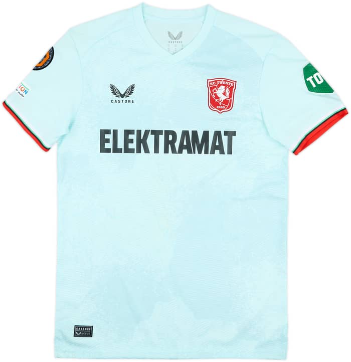 2024-25 FC Twente Match Worn Europa League Away Shirt Regeer #8