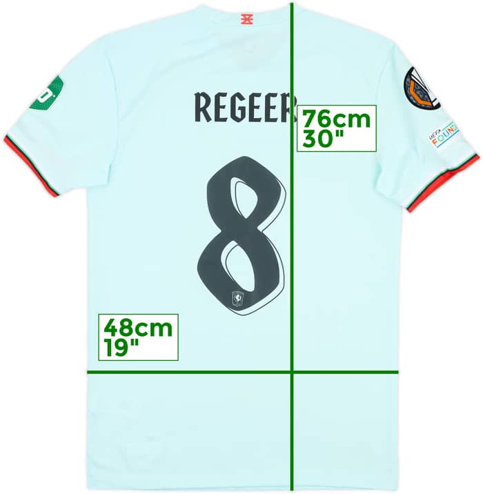 2024-25 FC Twente Match Worn Europa League Away Shirt Regeer #8
