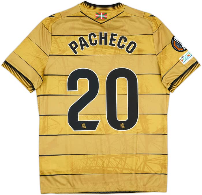 2024-25 Real Sociedad Match Issue Away Shirt Pacheco #20