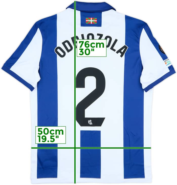 2024-25 Real Sociedad Match Issue Home Shirt Odriozola #2