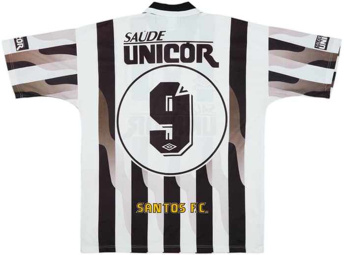 1997 Santos Away Shirt #9 - 7/10 - (XL)