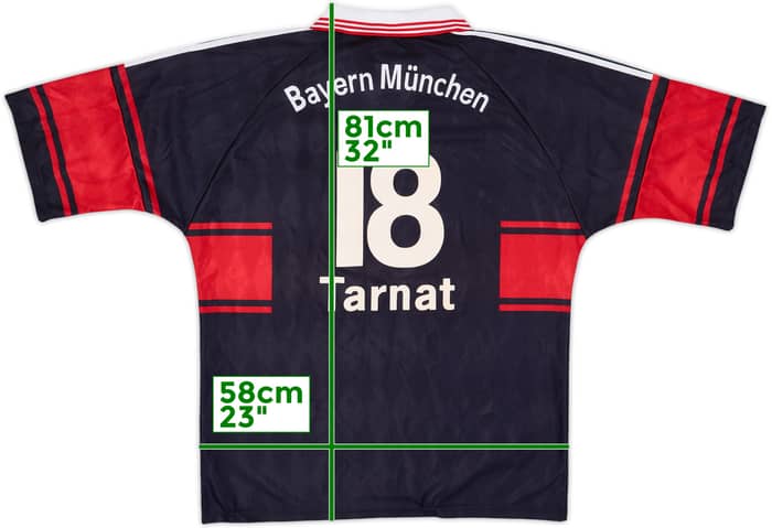 1997-99 Bayern Munich Home Shirt Tarnat #18 (L)