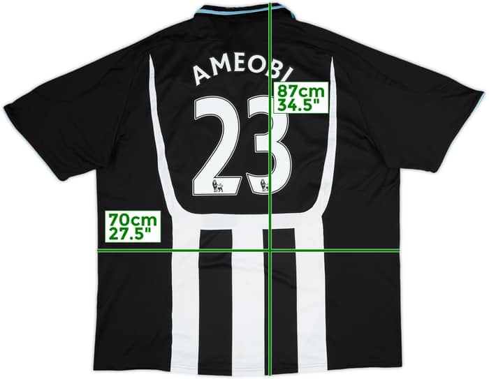 2007-09 Newcastle Home Shirt Ameobi #23 - 6/10 - (XXL)