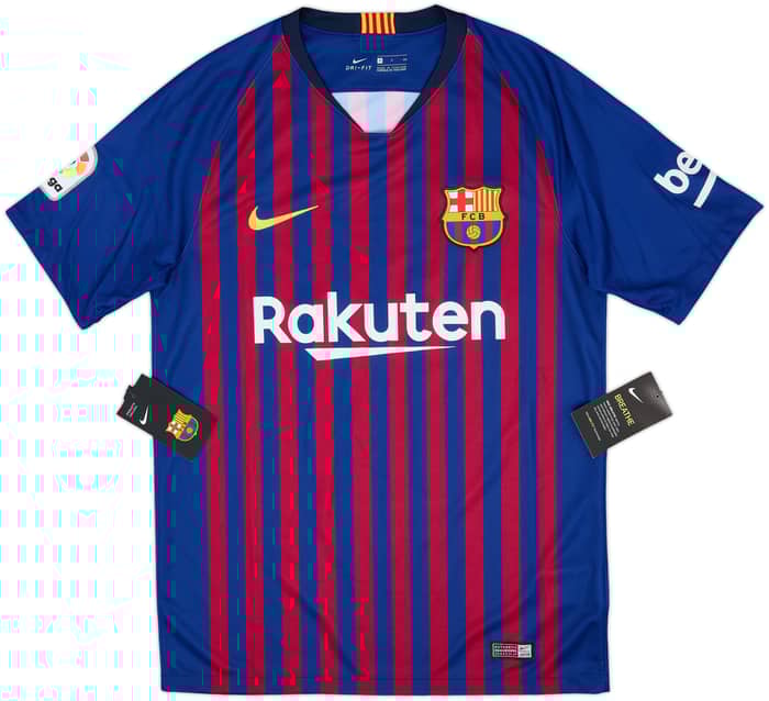 2018-19 Barcelona Home Shirt Messi #10 (S)