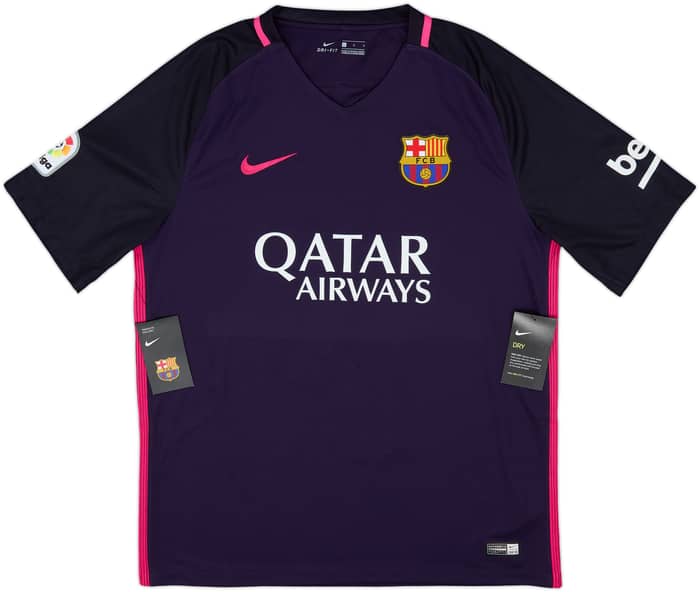 2016-17 Barcelona Away Shirt Messi #10 (L)