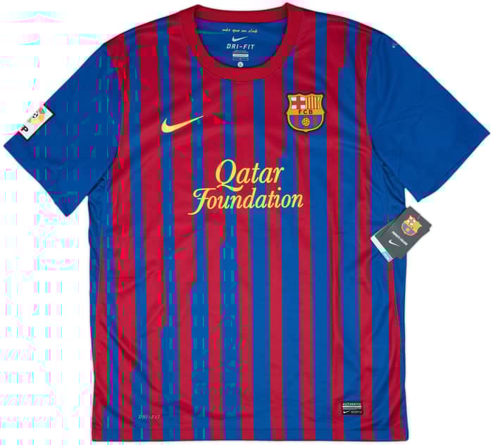 2011-12 Barcelona Home Shirt Fabregas #4 (L)