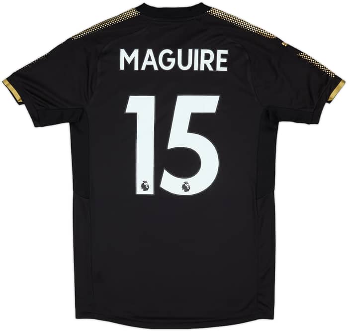 2017-18 Leicester Away Shirt Maguire #15 (S)