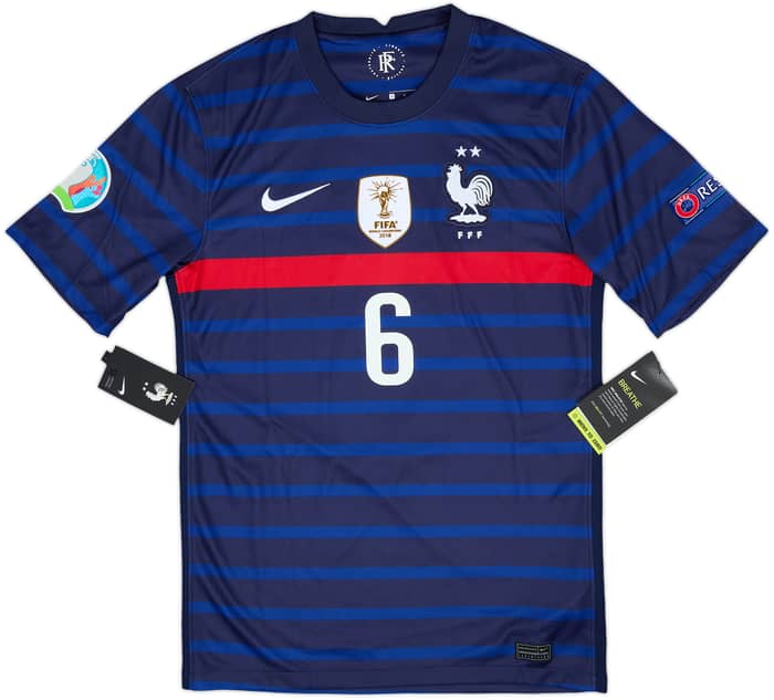 2020-21 France Home Shirt Pogba #6 (S)