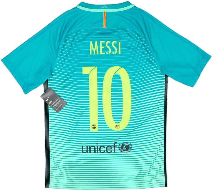 2016-17 Barcelona Third Shirt Messi #10 (S)