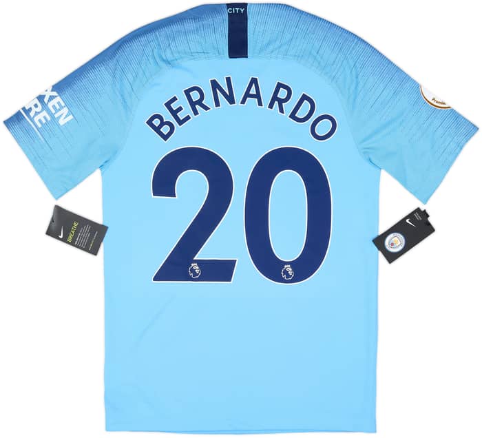 2018-19 Manchester City Home Shirt Bernardo #20 (S)