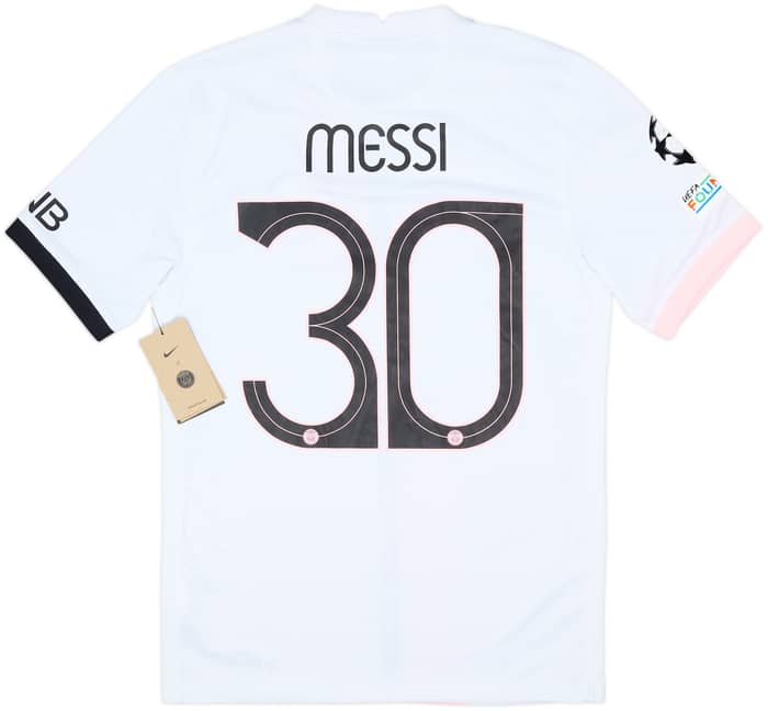 2021-22 Paris Saint-Germain Away Shirt Messi #30 (S)