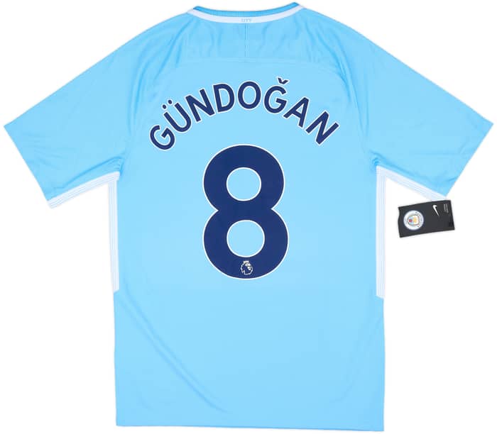 2017-18 Manchester City Home Shirt Gundogan #8 (S)