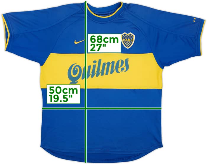2000-01 Boca Juniors Home Shirt - 5/10 - (L)