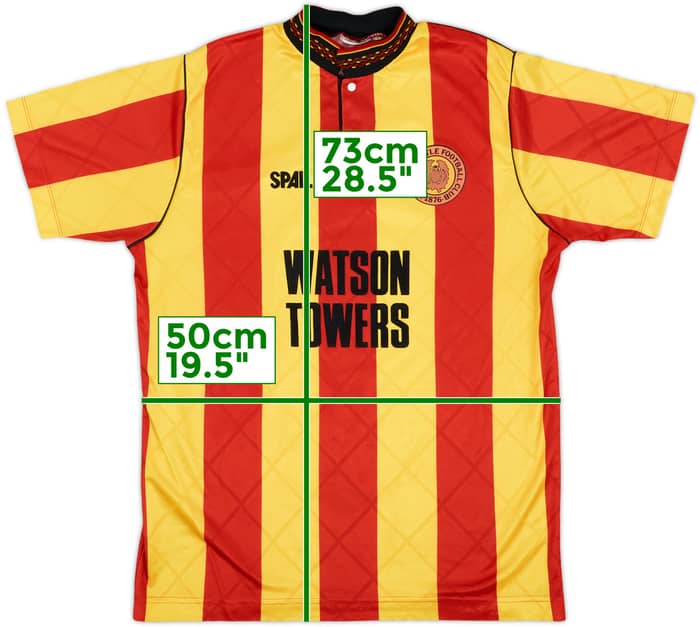 1989-90 Partick Thistle Home Shirt - 8/10 - (L)