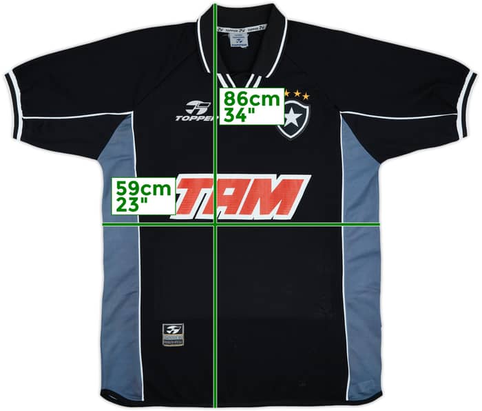 2000 Botafogo Third Shirt #10 - 7/10 - (XL)