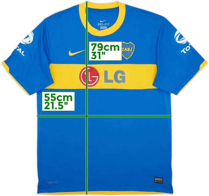 2010-11 Boca Juniors Home Shirt - 8/10 - (L)
