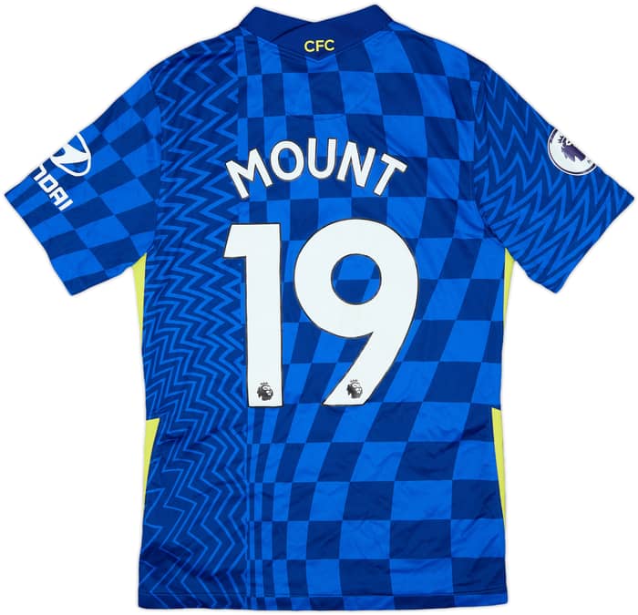 2021-22 Chelsea Home Shirt Mount #19 - 7/10 - (S)
