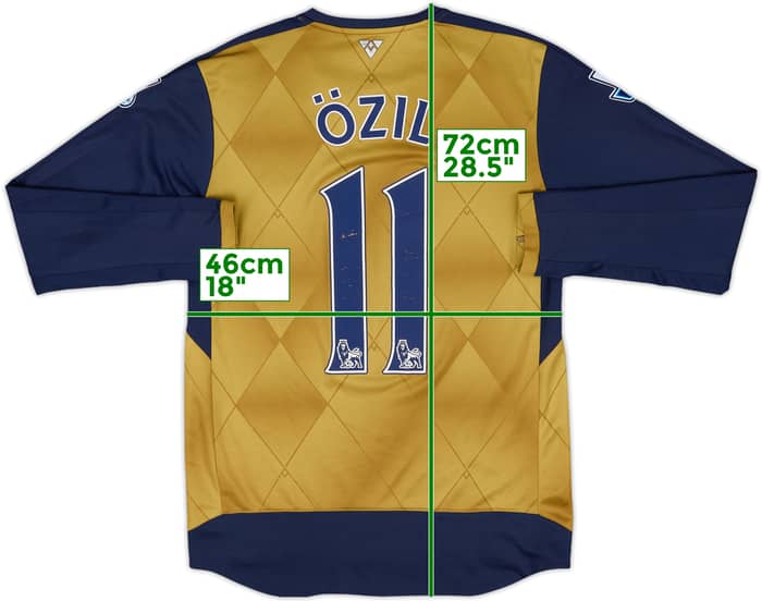 2015-16 Arsenal Away L/S Shirt Ozil #11 - 6/10 - (S)