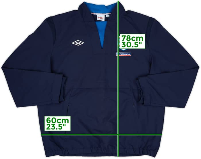 2009-10 England Umbro Drill Top - 10/10 - (XXL)