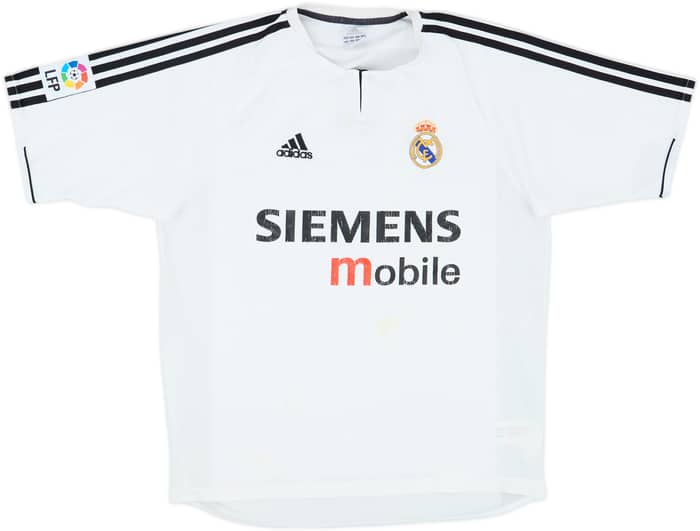 2003-04 Real Madrid Home Shirt - 4/10 - (M)