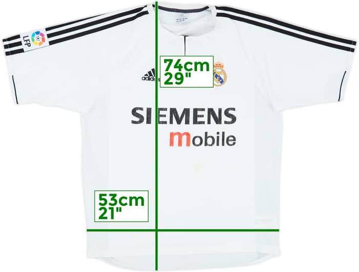 2003-04 Real Madrid Home Shirt - 4/10 - (M)