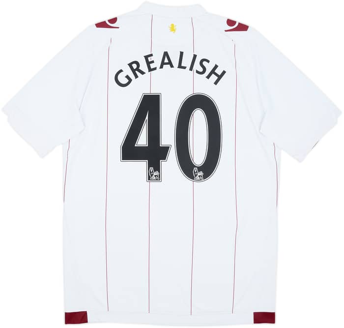 2014-15 Aston Villa Away Shirt Grealish #40 - 9/10 - (XL)