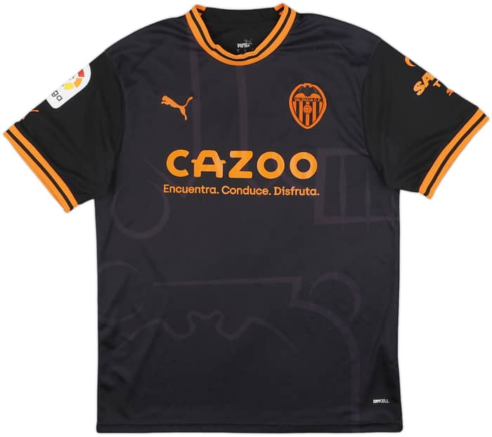 2022-23 Valencia Away Shirt Cavani #7 - 8/10 - (L)
