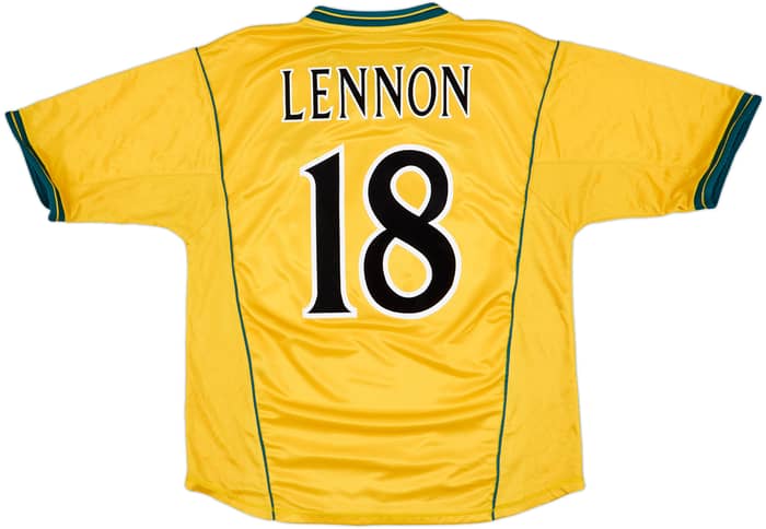 2000-02 Celtic Away Shirt Lennon #18 - 6/10 - (XL)