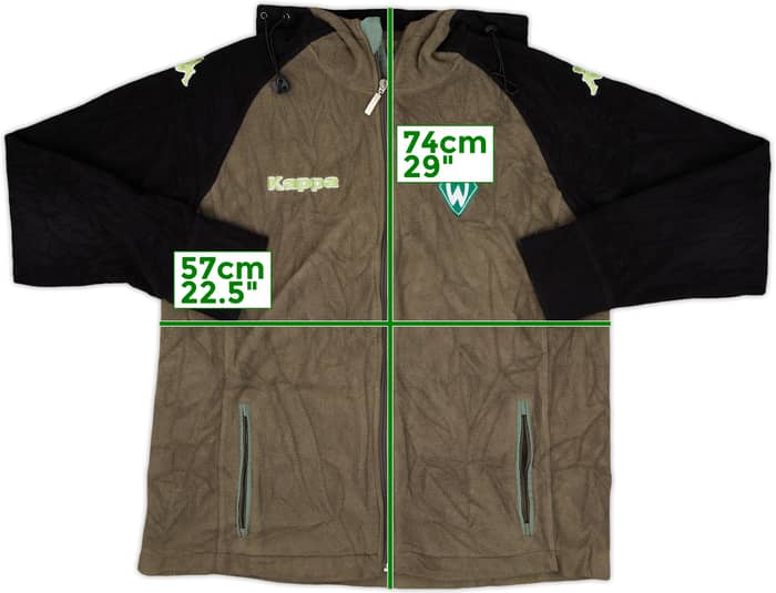 2006-07 Werder Bremen Kappa Hooded Fleece Jacket - 6/10 - (L)