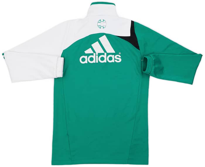 2007-08 Saint Etienne adidas 1/4 Zip Track Jacket - 7/10 - (S)