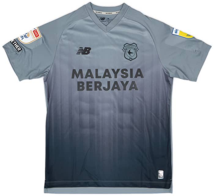 2022-23 Cardiff Match Issue Away Shirt Tanner #14