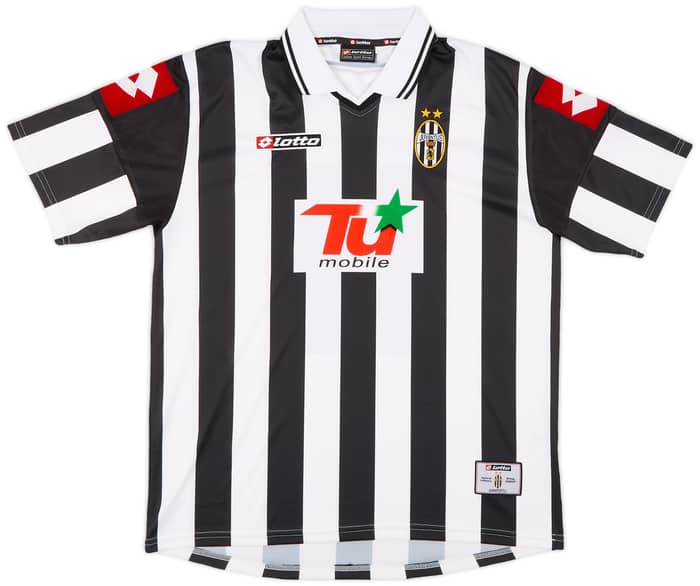 2000-01 Juventus European Home Shirt Trezeguet #17 - 9/10 - (L)