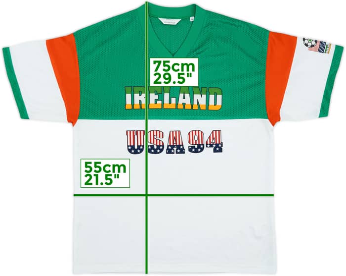 1994 Ireland St Bernard World Cup Training Shirt - 8/10 - (M)