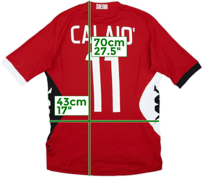 2012-13 Siena Away Shirt Calaio #11 - 9/10 - (M)