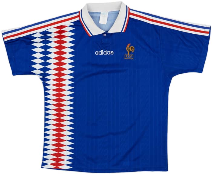 1994-96 France Home Shirt - 8/10 - (L/XL)