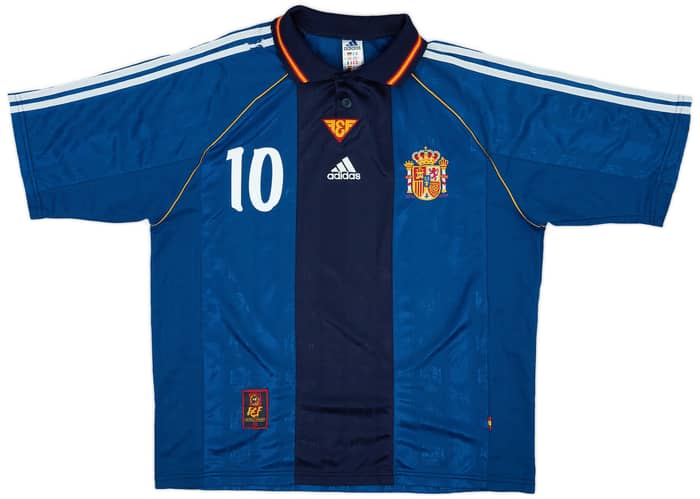 1999-00 Spain Away Shirt Raul #10 - 6/10 - (XL)