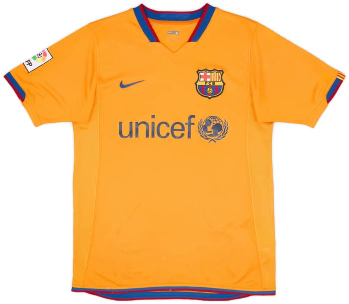 2006-08 Barcelona Away Shirt Messi #19 - 6/10 - (S)