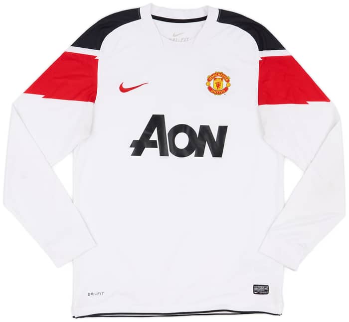2010-12 Manchester United Away L/S Shirt Berbatov #9 - 6/10 - (M)