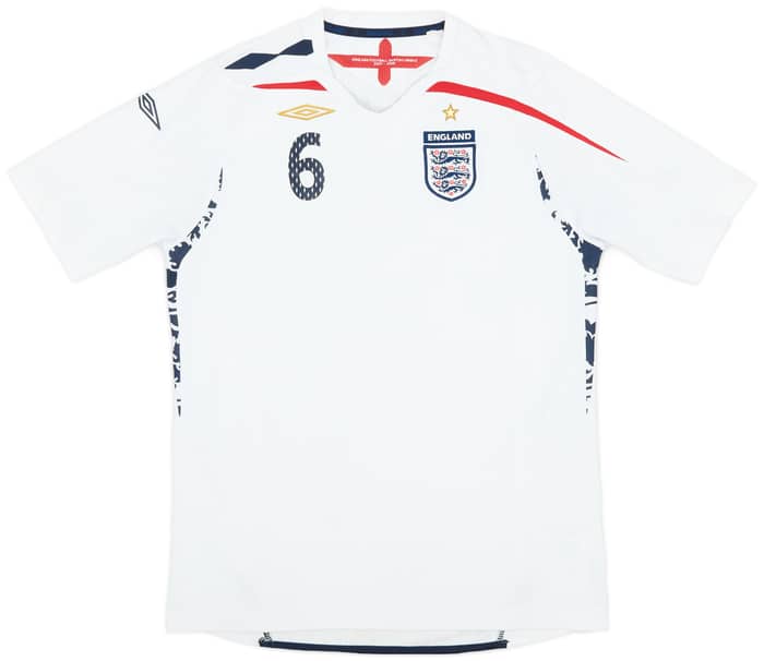 2007-09 England Home Shirt Terry #6 - 7/10 - (XL.Boys)