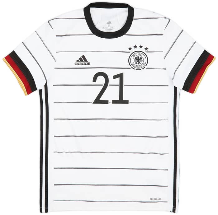 2020-21 Germany Home Shirt Gundogan #21 - 7/10 - (S)