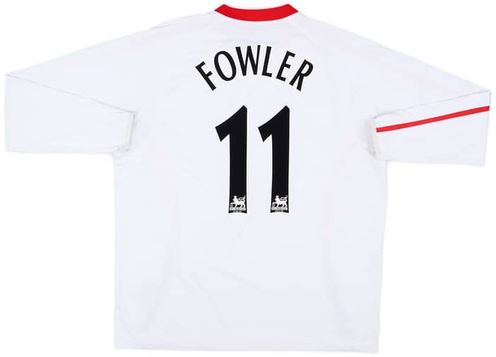 2005-06 Liverpool Away L/S Shirt Fowler #11 - 8/10 - (XL)